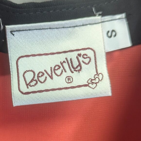 NWT Beverly's Size Small Sleeveless Button-Down Tunic  Orange and Black - Picture 2 of 14